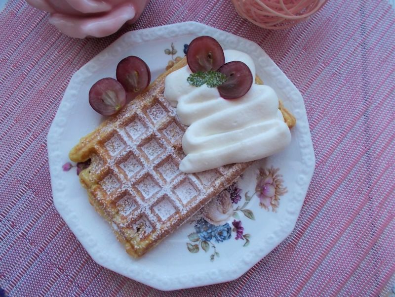 Bezglutenowe gofry budyniowe Bezglutenowe gofry budyniowe