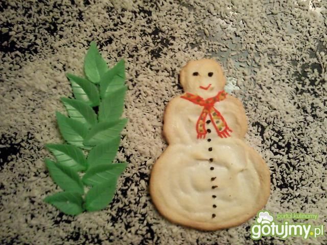 Bezowe bałwanki Bezowe bałwanki