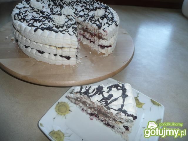 Bezowy torcik wg aginaa Bezowy torcik wg aginaa