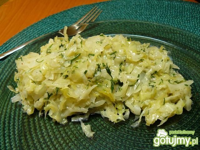 Biała kapusta zasmażana. Biała kapusta zasmażana.