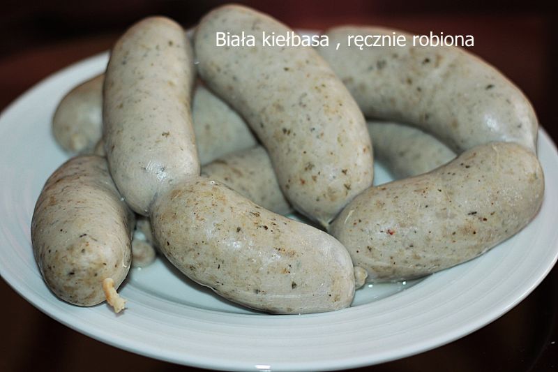 Biała kiełbasa - domowym sposobem robiona
