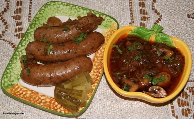 Biała kiełbasa duszona wersja II  :   Biała kiełbasa duszona wersja II  :