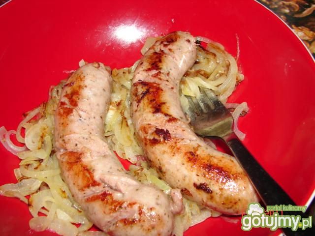 Biała kiełbasa gotowano-smażona