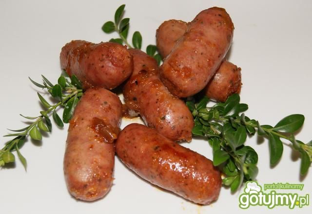 Biała kiełbasa parzona i pieczona