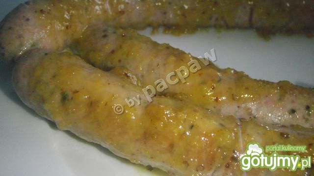 Biała parzona z sosem miodowo-musztardow Biała parzona z sosem miodowo-musztardow