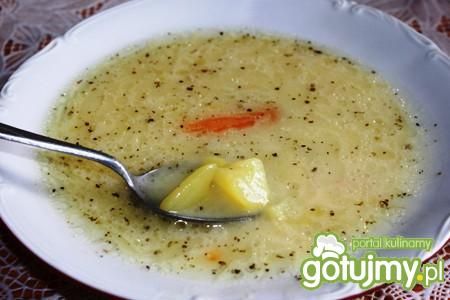 Biała zupa z warzywami  Biała zupa z warzywami