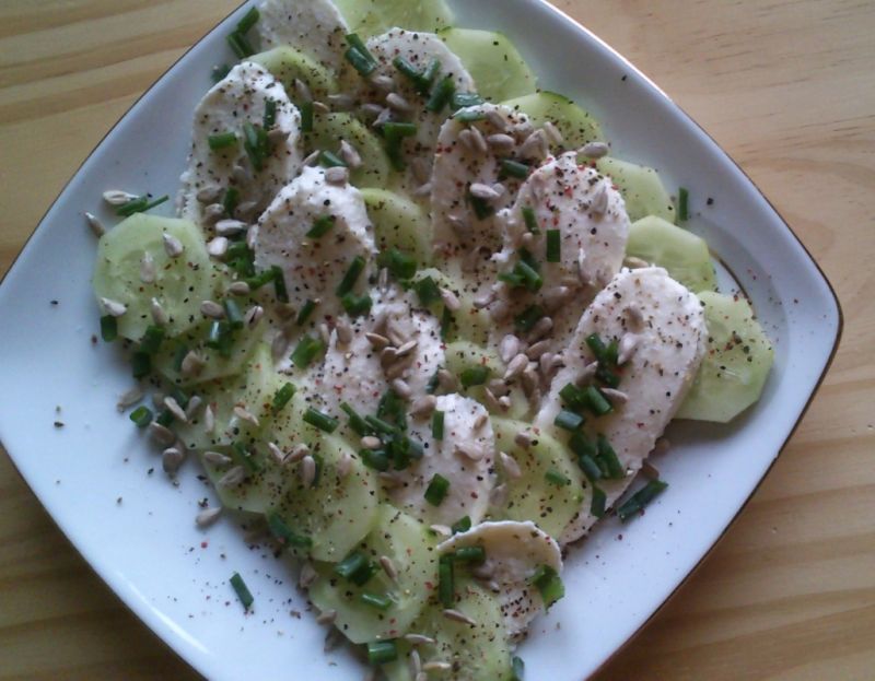 Biało - zielona przekąska Biało - zielona przekąska