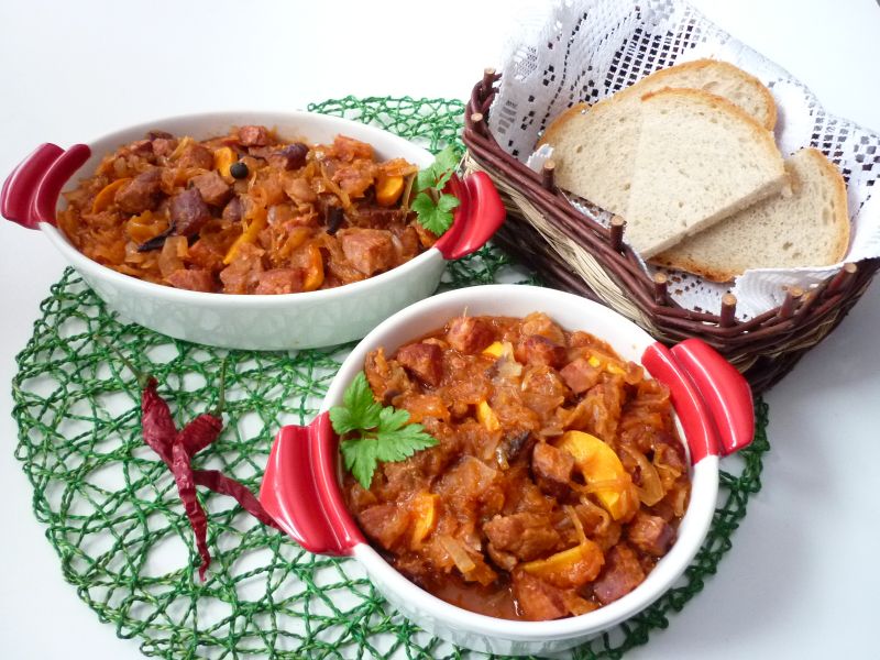 Bigos z cukinią Bigos z cukinią