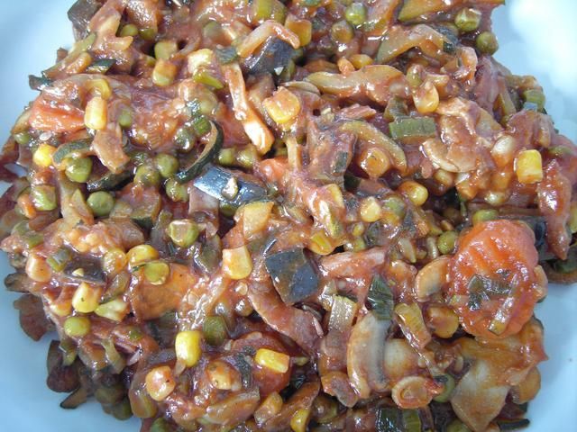 Bigos z cukinii Bigos z cukinii