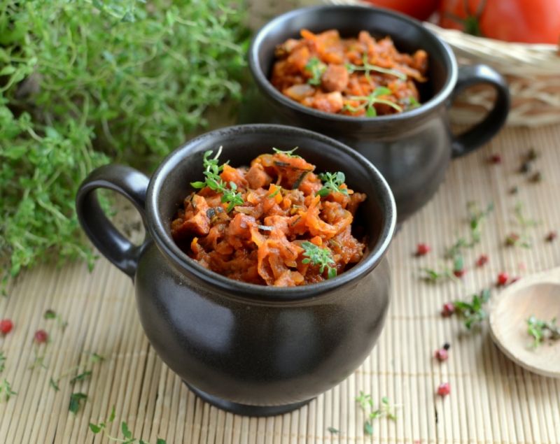Bigos z cukinii