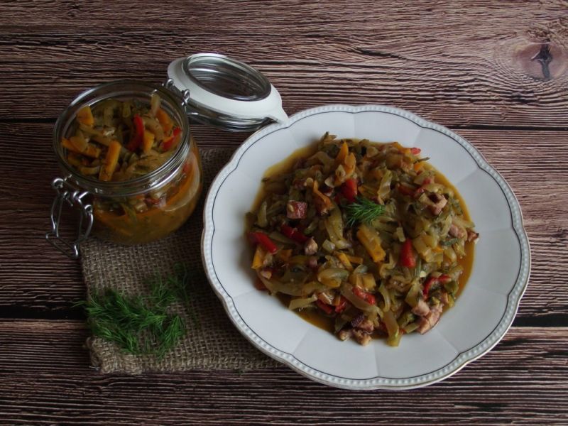 Bigos z cukinii Bigos z cukinii