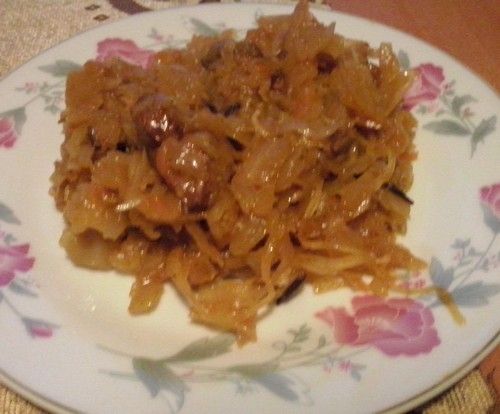 Bigos z grzybami