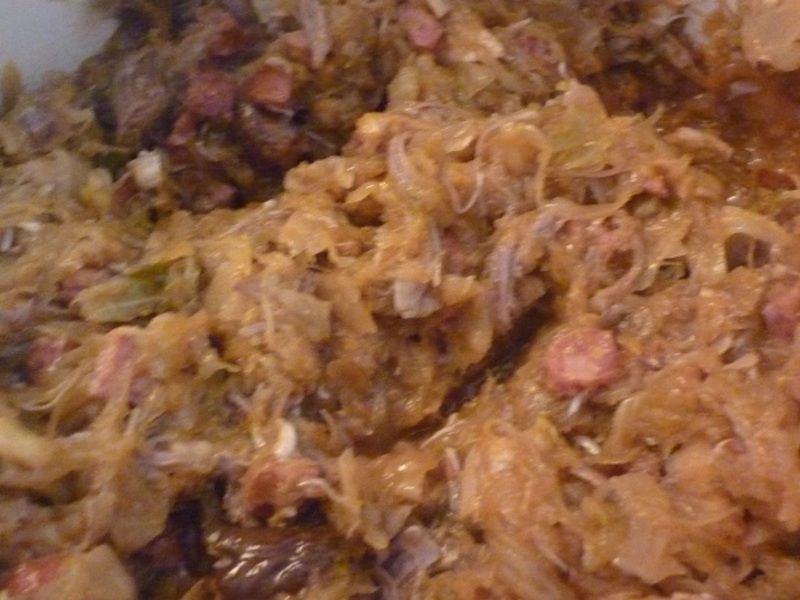 Bigos z grzybami
