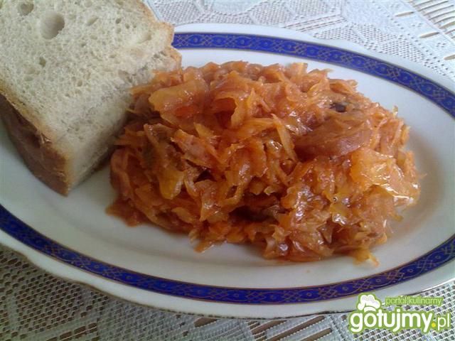 Bigos z kapusty kiszonej.