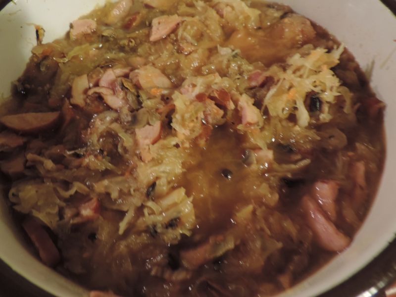 Bigos z kapusty kiszonej