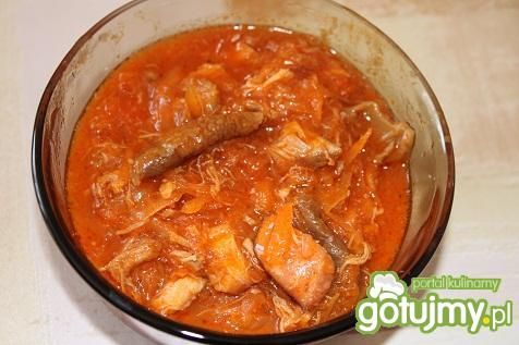 Bigos z kapusty kiszonej z grzybami  Bigos z kapusty kiszonej z grzybami