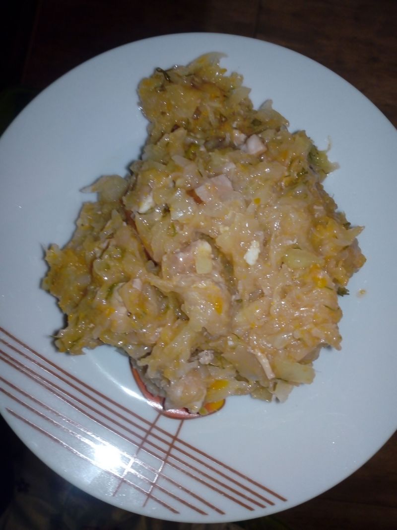 Bigos z kiszonej kapusty