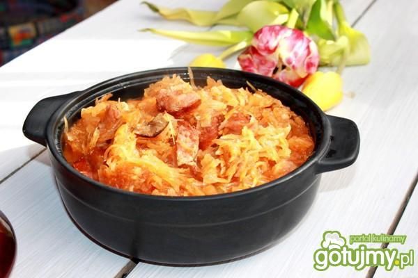 Bigos z kiszonej kapusty na ostro Bigos z kiszonej kapusty na ostro