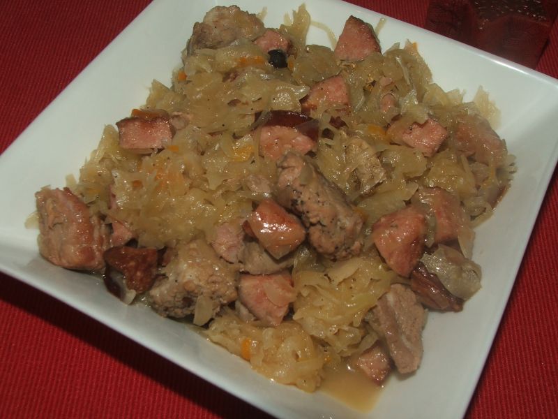 Bigos z łopatką Bigos z łopatką