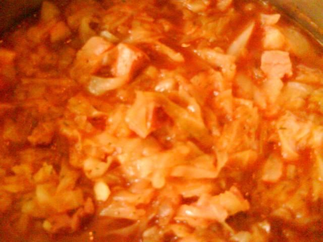 Bigos z młodej kapusty Bigos z młodej kapusty
