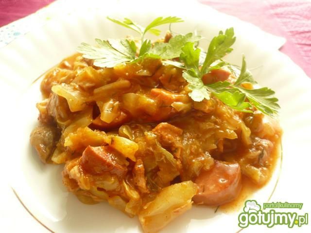Bigos z młodej kapusty wg czekoladki