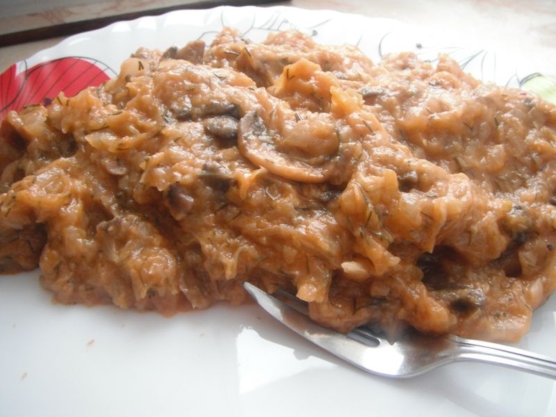Bigos z pieczarkami  Bigos z pieczarkami
