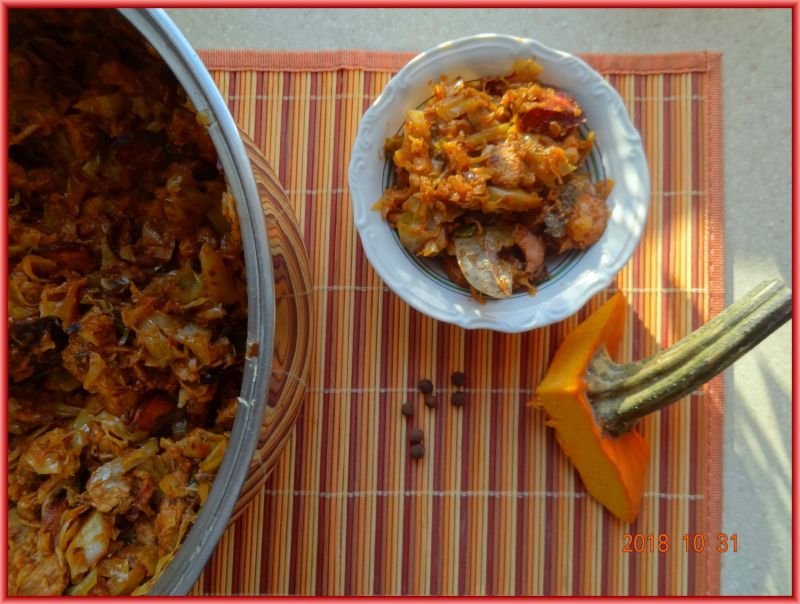 Bigos z puree dyniowym Bigos z puree dyniowym