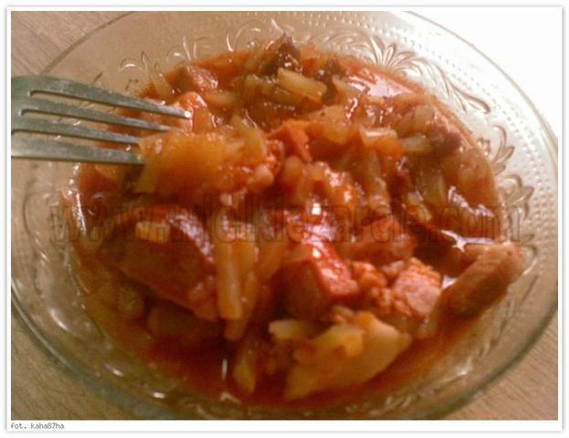 Bigosik z kalarepki mojej mamy