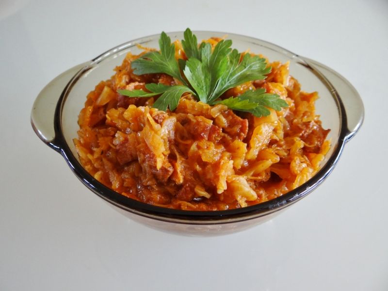 Bigosik z młodej kapustki wg Megg