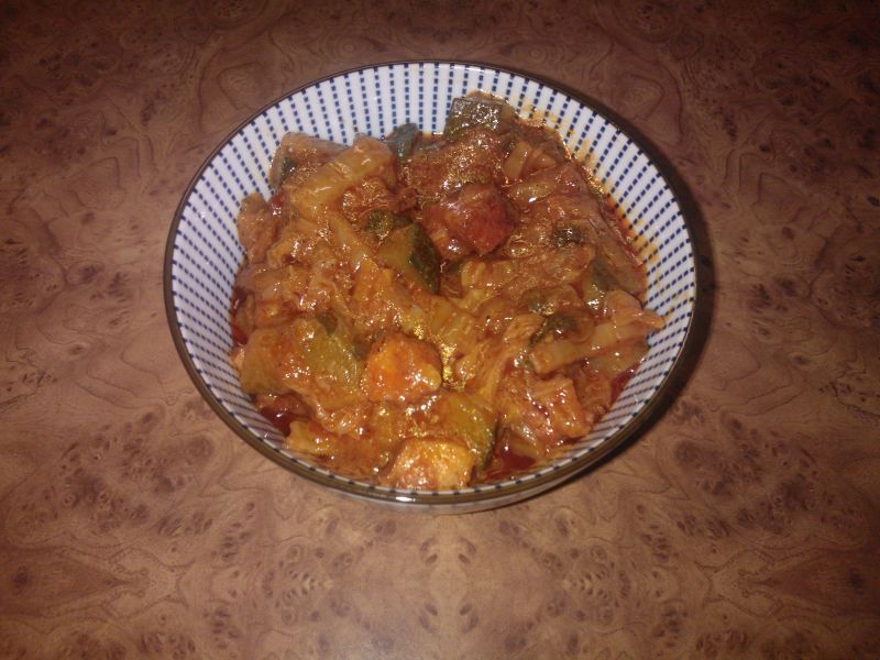 Bigos kapusty pekińskiej Bigos kapusty pekińskiej