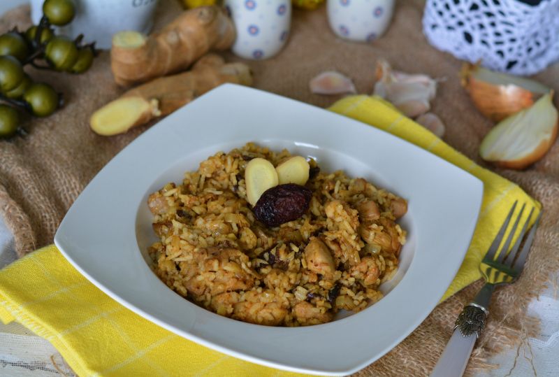Biriani czyli kurczak po indyjsku 