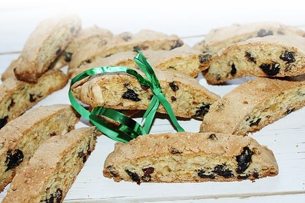 Biscotti ze śliwkami  Biscotti ze śliwkami