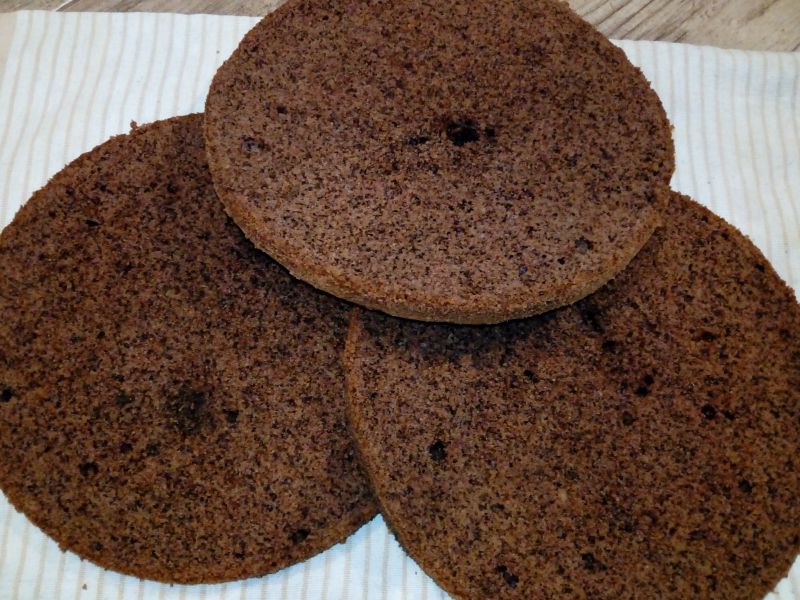 Biszkopt orzechowy z kakao Biszkopt orzechowy z kakao