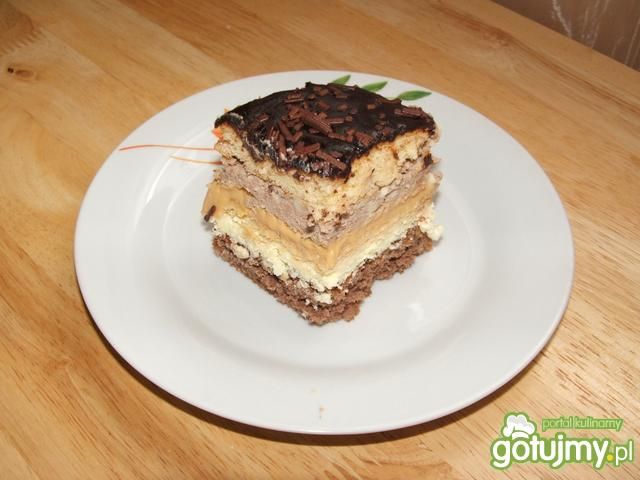 Biszkopt z andrutem przekładany toffi
