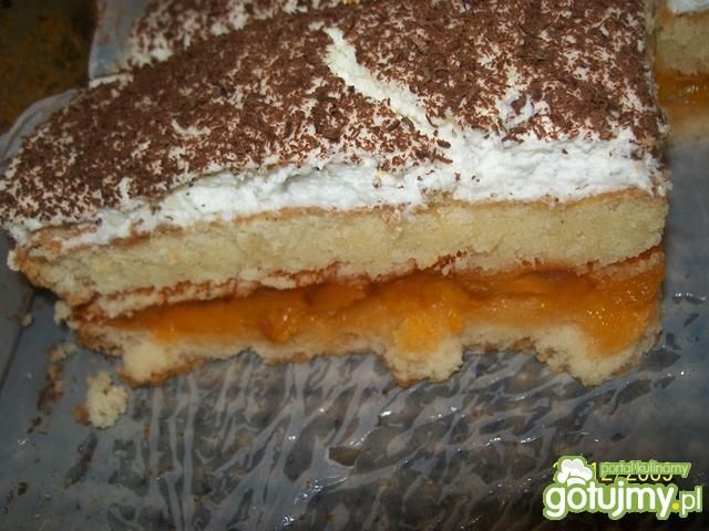 Biszkopt z bitą śmietaną wg madi