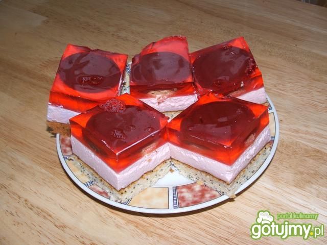 Biszkopt z galaretką Biszkopt z galaretką