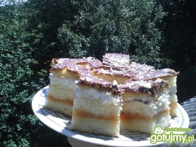 Biszkopt z jabłkami Biszkopt z jabłkami