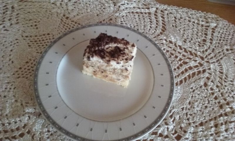 Biszkopt z krówką i czekoladą