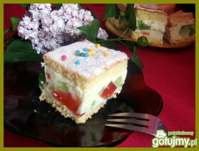 Biszkopt z kryształkami Biszkopt z kryształkami