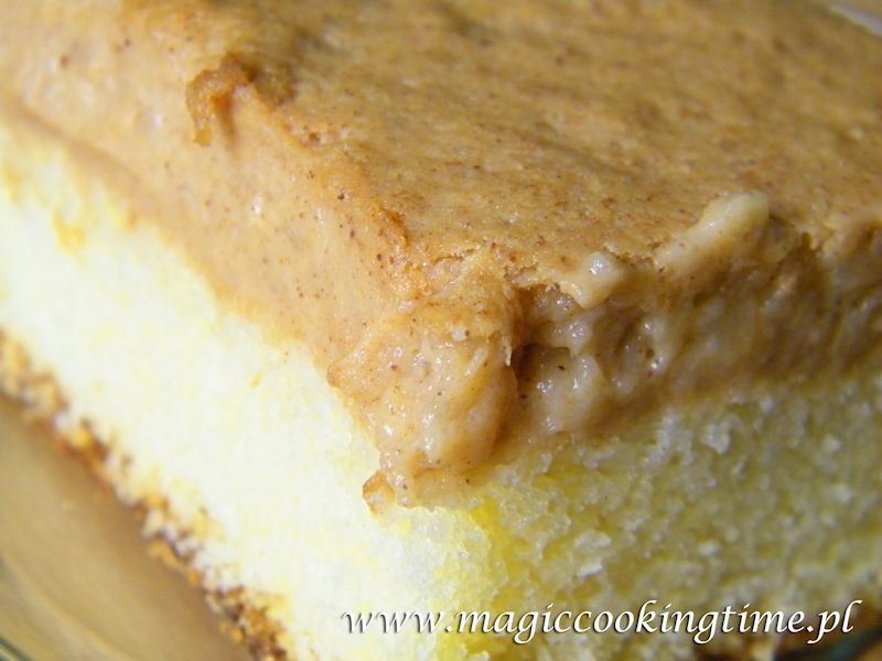 Biszkopt z musem jabłkowym
