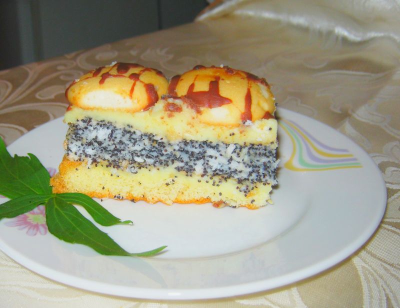 Biszkopt z wkładką kokosową