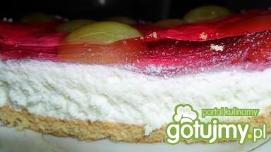 Biszkopt ze śmietaną i galaretką 2