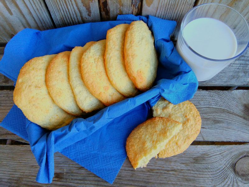 Biszkoptowe ciastka kokosowe
