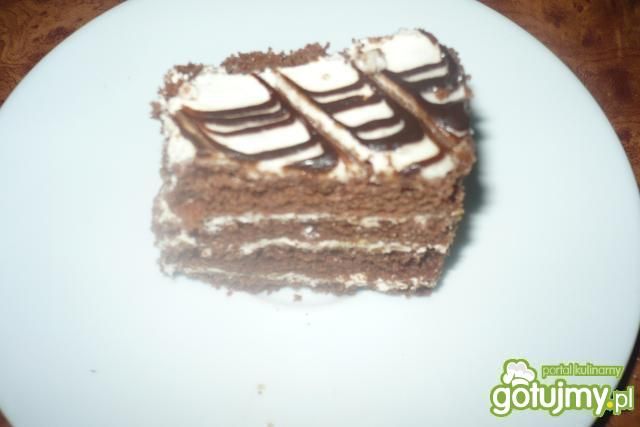 Biszkoptowe ciasto z masą 