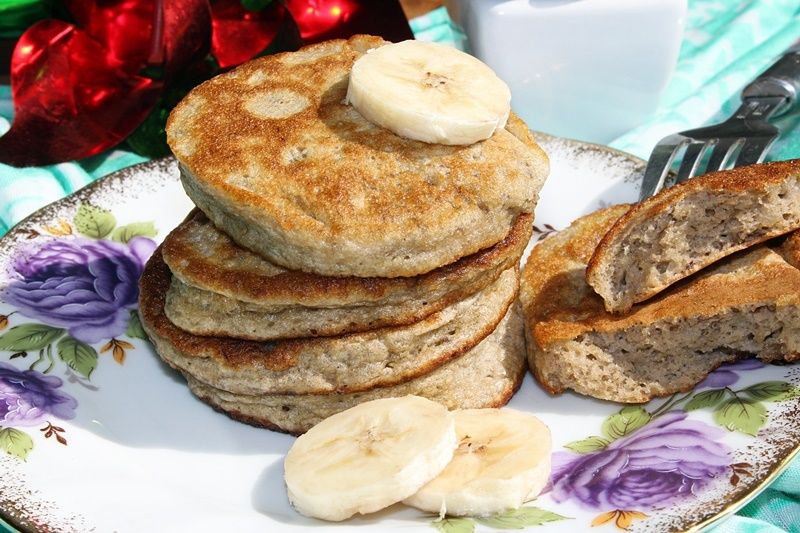 Biszkoptowe placuszki bananowe 