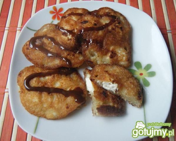 Biszkoptowe placuszki z serem twarogowym