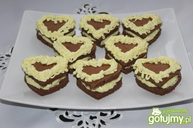 Biszkoptowe serduszka