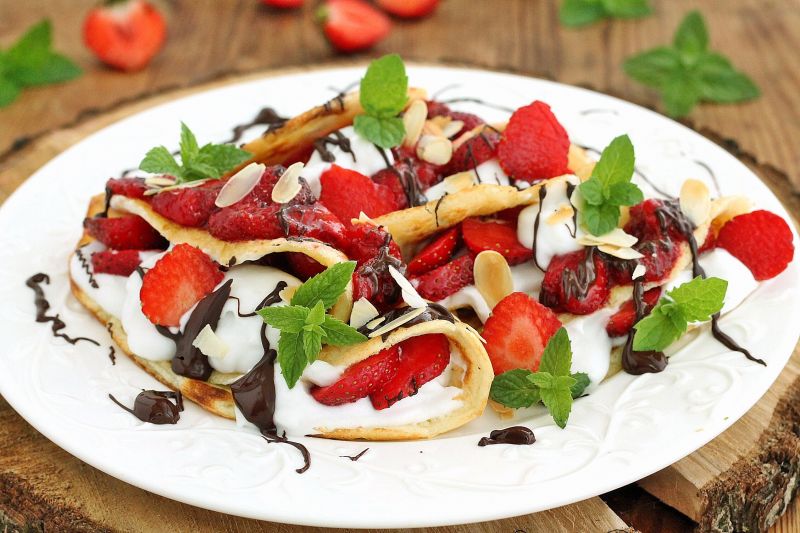 Biszkoptowo kokosowe naleśniki Biszkoptowo kokosowe naleśniki