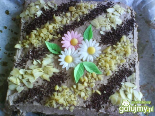 Biszkoptowy mazurek Biszkoptowy mazurek