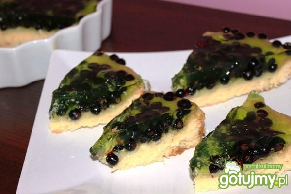 Biszopt z galaretką i porzeczkami 